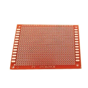 

Free Shipping 50pcs/Lot 7x9 cm PROTOTYPE PCB Bakelite Plate One Layer PCB 7*9 Panel Universal Board for DIY
