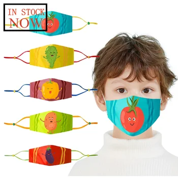 

1PCS Cloth Polyester Washable Child Anti- Reusable Mouth Face Masks Cover Facemask Mondkapjes Wasbaar Masque De Protection