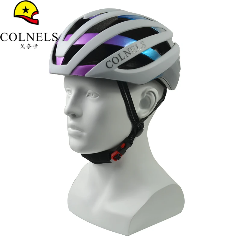 

COLNELS Cycling Road Helmet PC+EPS In-Mold Multi Colors Newest Fashion Design Matte White Glossy Colorful 58-62mm Bike Helmet