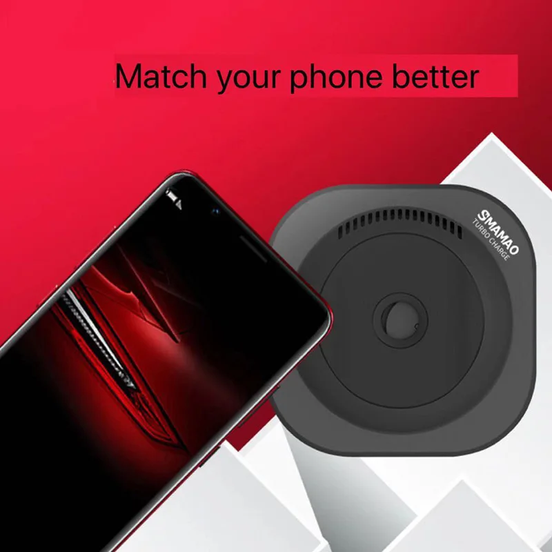 

For xiaomi9 xiaomi MIX3 MIX 2S QI tablet wireless fast charge 10W mobile phone cooling desktop fast wireless charger refuse char