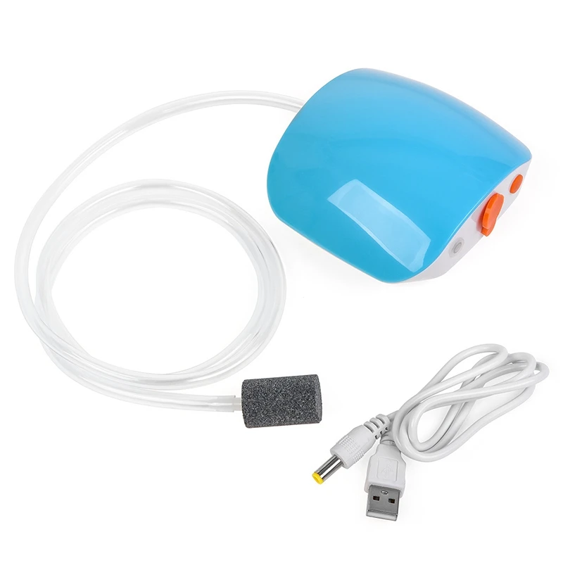 

Usb Charging Rechargeable Lithium Battery Power Super Mute Aquarium Fish Tank Air Pump Oxygen Air Compressor Pump