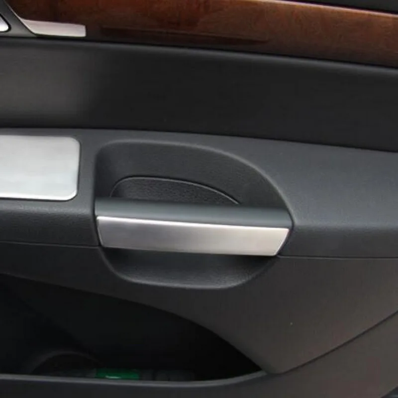 Tonlinker салон, дверь, подлоктоник ручка чехол наклейка для Volkswagen Sharan-19 автомобильный Стайлинг 2 шт стикер из нержавеющей стали