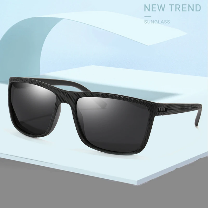 Солнцезащитные очки с квадратной оправой для мужчин и женщин поляризационные