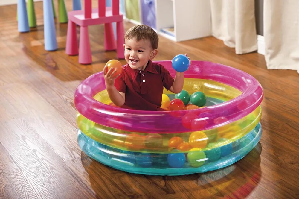 

Genuine Original Intex48674 Zhensanhuan Circle Oceans Ball Pool Toy Pool Sandbox Send 50 PCs Ball