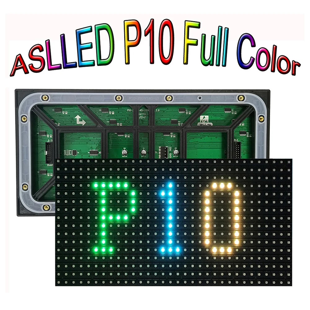 

320X160mm Размер P10mm светодиодный дисплей модуль высокая яркость светодиодный матричный шенчжень завод, Интернет-магазин Бесплатная доставка