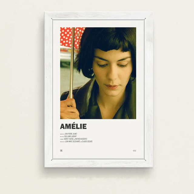Amelie классический фильм Искусство Живопись Шелковый Холст плакат настенный домашний декор - Цвет: 6