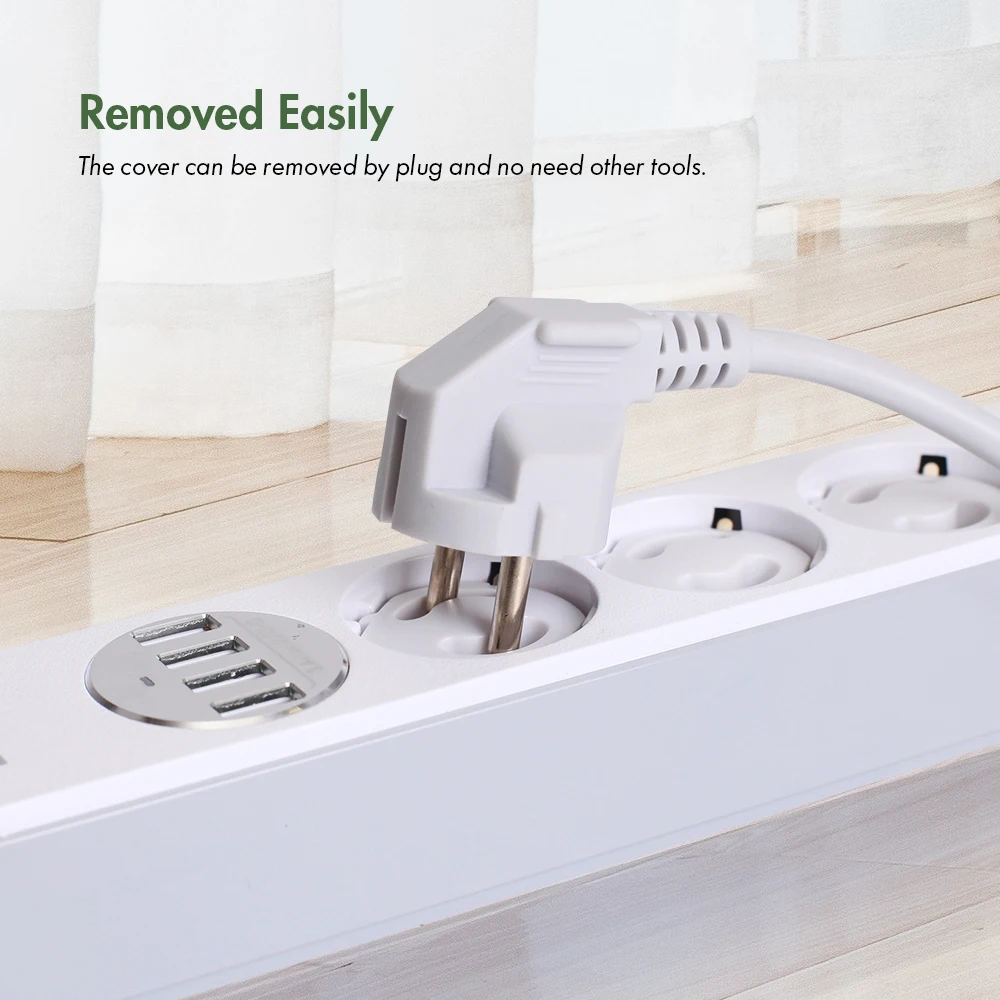 EU stand power socket cover electrical outlet baby child safety guard electric shock proof plugs protector rotate cover 10pcs socket covers