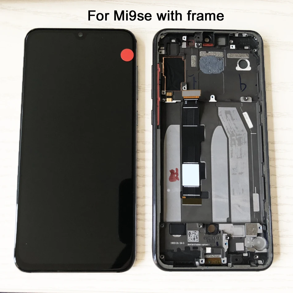 Жк дисплей Amoled для Xiaomi Mi 9 MI9 дигитайзер в сборе сенсорный экран M1903F замена Mi9SE жк Mi9