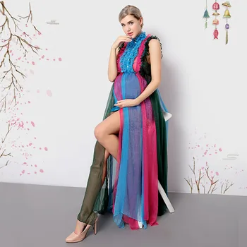 

Maternity Photography Skirt Cross-border Foreign Trade Europe and America New Color Matching Photo Studio Photo