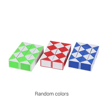 

24 Wedges Magic Ruler Mini Magic Twist Puzzle Cube Game Twisty Toy Educational Cube Toy Gift for Children Adult Magic Ruler Cube