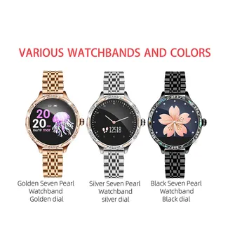 

M9 Smart Watch Color Screen Sport Tracker IP68 Waterproof Heart Rate Blood Pressure Female Physiological Period Reminder 2020