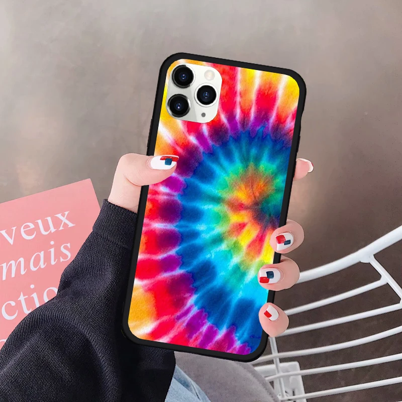 Яркий Радужный чехол JAMULAR для телефона iPhone 7 SE20 11 Pro 12 XR XS MAX X 8 6Plus силиконовый