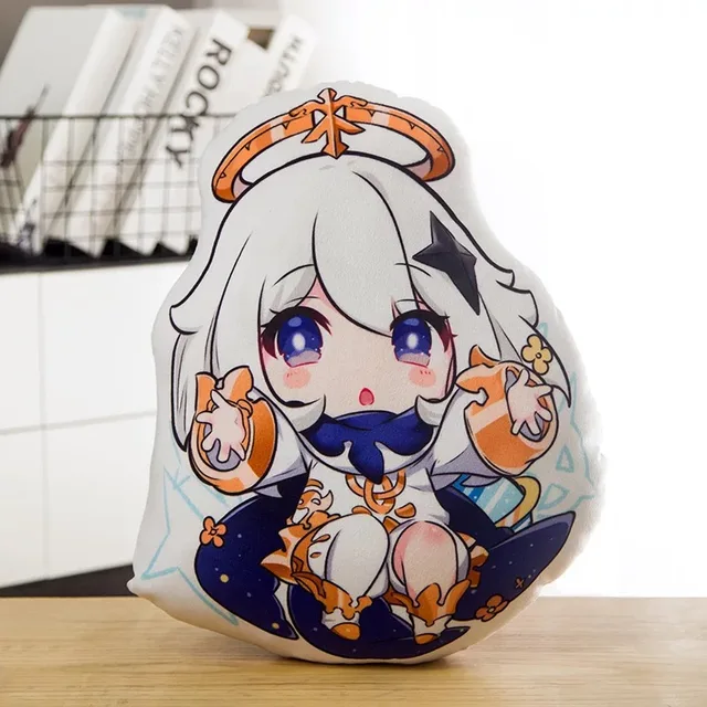 Genshin Impact Zhongli Tartaglia Xiao Venti Diluc Kaeya Paimon Keli Cosplay Anime Plush Toys Kawaii Cartoon Pillow Specification Paimon