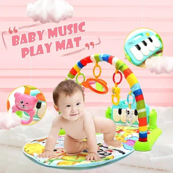 

Play Mat Baby Carpet Music Puzzle Mat With Piano Keyboard Educational Rack Toys Infant Fitness Crawling Mat Gift For Kids Gym