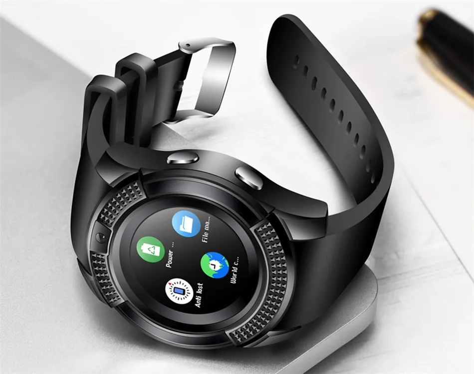 GEJIAN, мужские Смарт-часы, Bluetooth, сенсорный экран, модные спортивные мужские и женские Смарт-часы с камерой, слотом для sim-карты