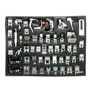 

52 PCS Sewing Machine Foot Domestic Sewing Machine Foot Feet Snap On Sewing Tools For Brother/Babylock/Singer/Janome/Kenmore