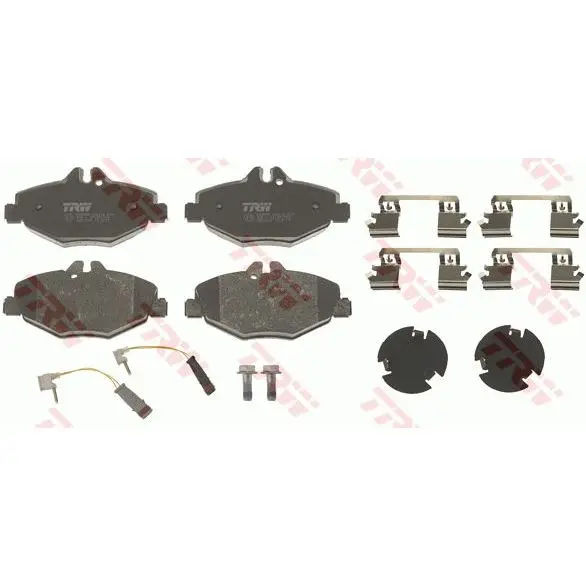 Disc pads. \ MB W211 2.0-2.4/2.0CDi/2.7CDi 02 TRW GDB154