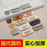 Напрямую от производителя стиль Минималистичная современная ручка из цинкового сплава