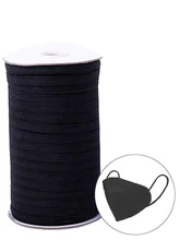 3/5/7/9mm Polyester Elastic Bands Width Elastic Band DIY Cloth Face Covering for Protective Equipment