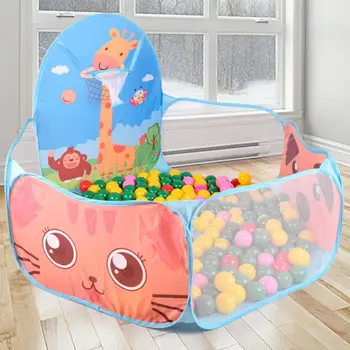 

Manege for the baby Children Baby Boys Girls Ocean Ball Pit Pool Game arena Play Tent with Basketball Hoop a playpen Outdoor