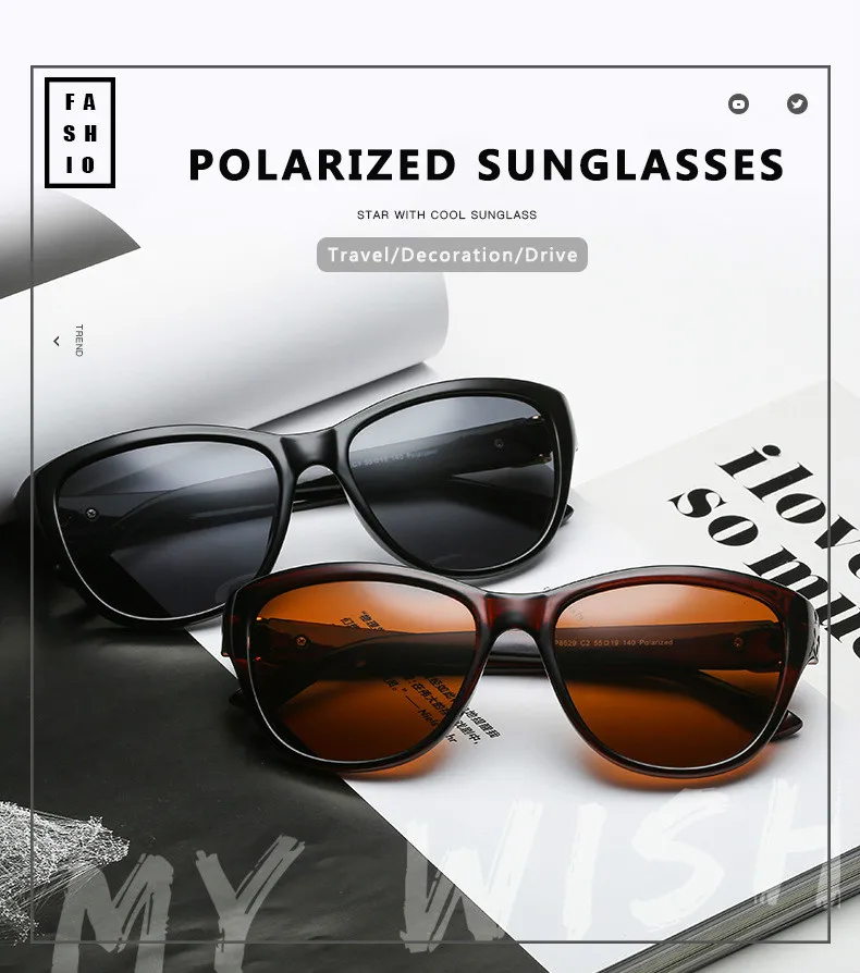 Классические поляризационные солнцезащитные очки Женская винтажная, брендовая, дизайнерская, солнцезащитные очки из смешанного металла в стиле ретро UV400 Gafas De Sol