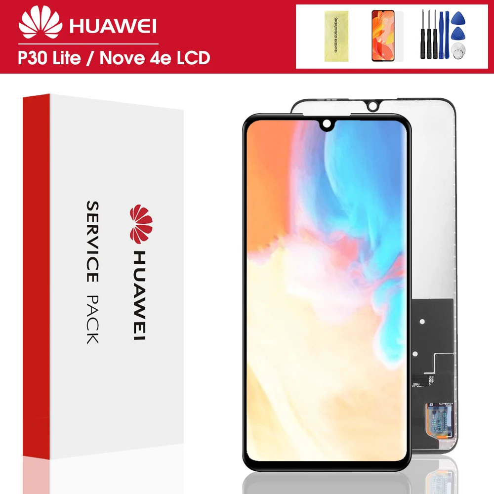 ЖК-дисплей для Huawei P30 Lite сенсорный экран с дигитайзером стеклянная панель P 30 100%