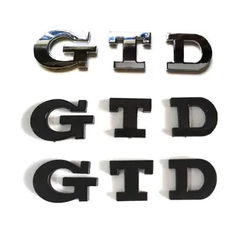 

Plastic Auto Rear Back Emblem Badge Logo For GTD Sticker Nameplate