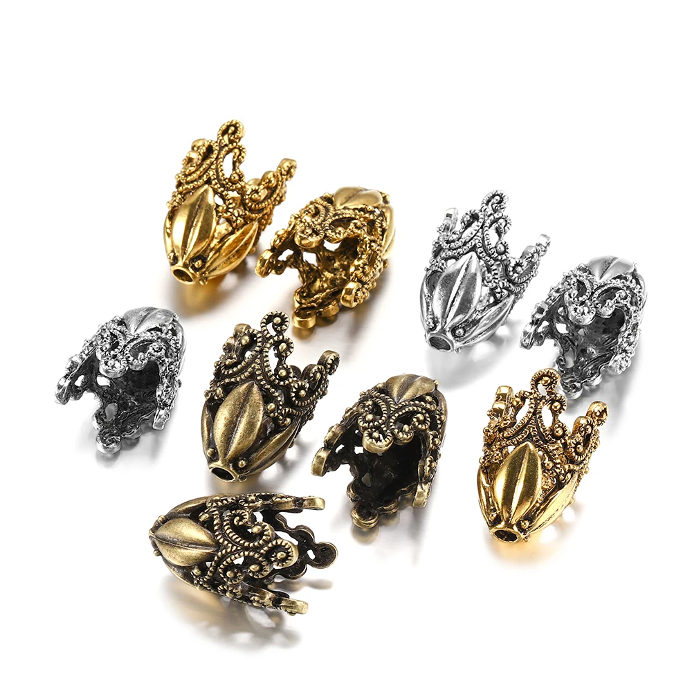 Flower Bead Caps Connectors 3