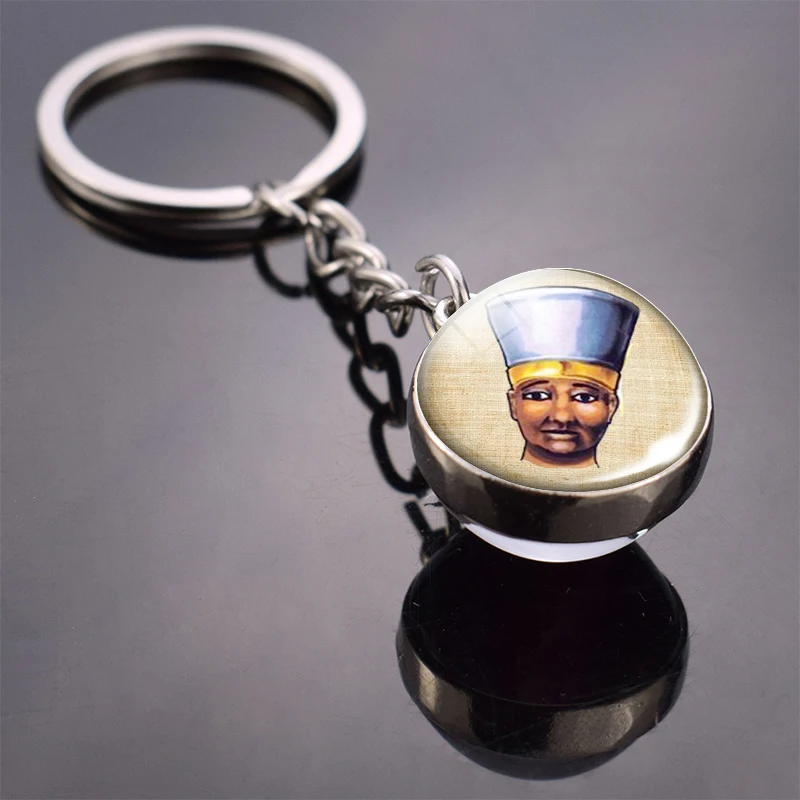 Ancient Egypt Pharaoh Keychain Pendant Jewelry for Archaeologist Gifts - Image 2