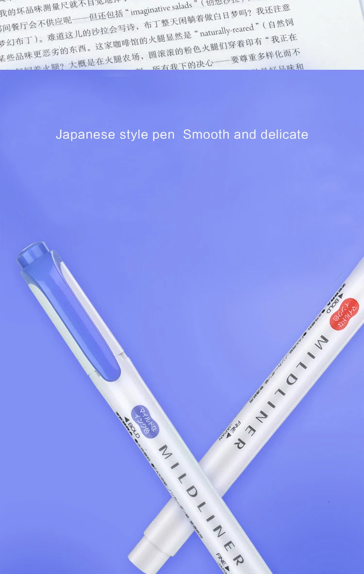 Японская Зебра wkt7 Милая двойная головка флуоресцентная ручка мягкий лайнер маркеры цветной маркер школьные принадлежности кавайи