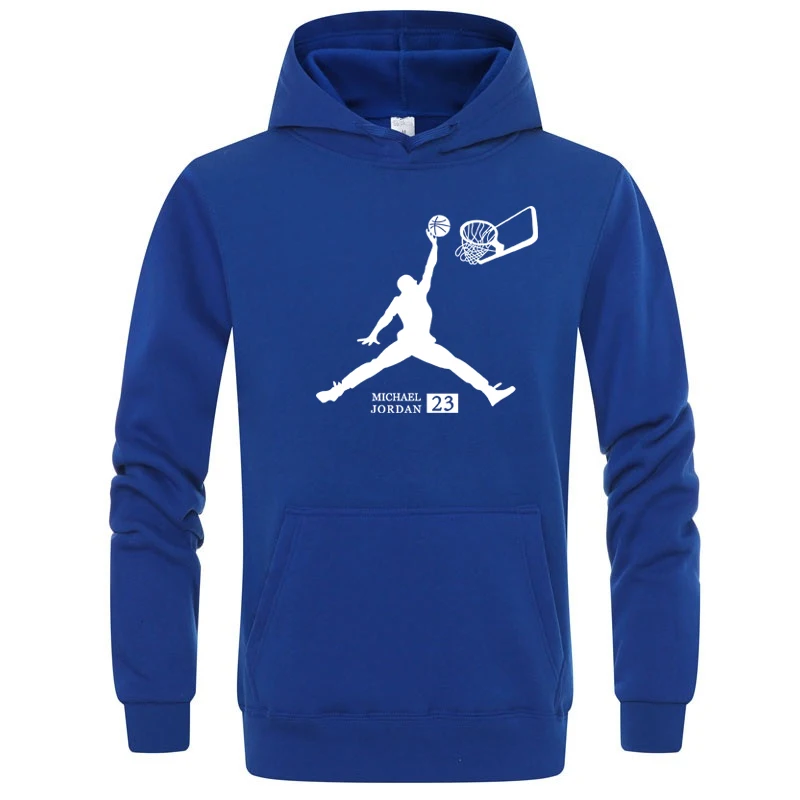 Jordan 23 осень/зима новые мужские толстовки с капюшоном Мужские повседневные спортивные толстовки мужские хип-хоп забавные стильные толстовки с капюшоном новая Толстовка - Цвет: blue-w