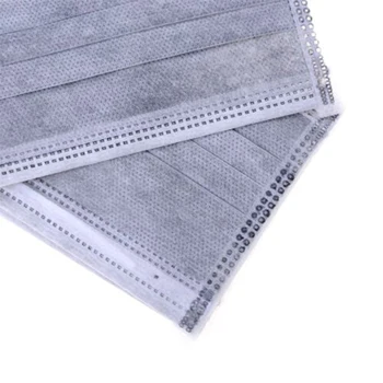 

50pcs/set Disposable Activated Carbon Face Mouth Mask PM 2.5 Dust Filter Mask 18*10cm/ 7.1*3.9inch