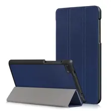 Magnetic Tablet Cover for Lenovo Tab 7 Essential TB-7304F 7304I 7304X 7'' Ultra Slim 3-Folder Folio Stand PU Leather Case+ Pen