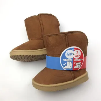 

Foreign trade boys and girls snow boots waterproof snow baby boots children snow boots warm thick boots free shipping