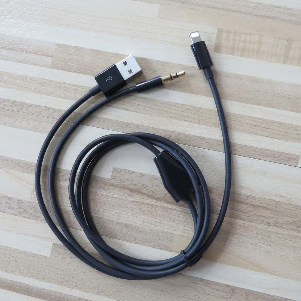 1 м 3 фута 8 контактный разъем 5 мм Дополнительный аудио и USB кабель для зарядки 7 plus X