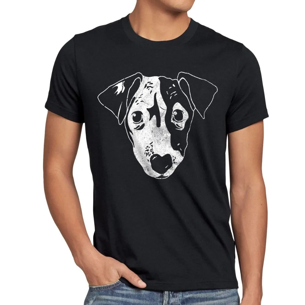 Горячая Распродажа новая мужская футболка с собакой надписью Hund Haustier Jack Russel Terrier