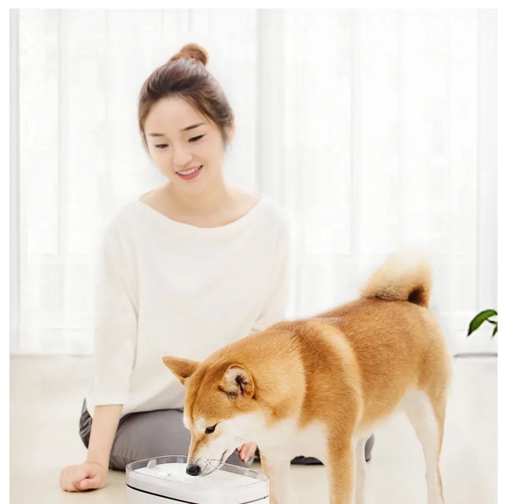 2018new Xiaomi Mijia котенок, щенок, домашнее животное диспенсер для воды Cat 2l Электрический фонтан для домашних животных Автоматическая умная поилка для собак продукт для домашних животных
