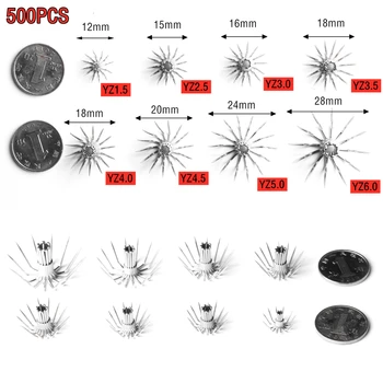 BIG DISCOUNT ❤️ New 500pcs Right angle Sea needle 12-28mm Stainless steel squid hooks Umbrella Small to large fishing bait accessories tool jigs - discount item 28% OFF Sports & Entertainment