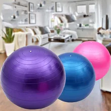 45 см спортивные мячи для йоги гладкого типа Пилатес фитнес-зал баланс стабильность взрывозащищенный фитбол упражнения тренировки Массажный мяч
