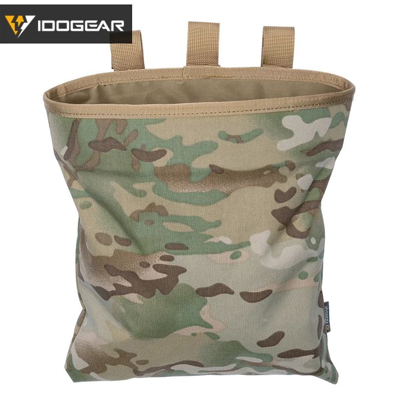 IDOGEAR MOLLE Magazine Dump Pouch Тактический Магнитный Drop Pouch Recycling Bag сумка для хранения 3550 - Цвет: MultiCam