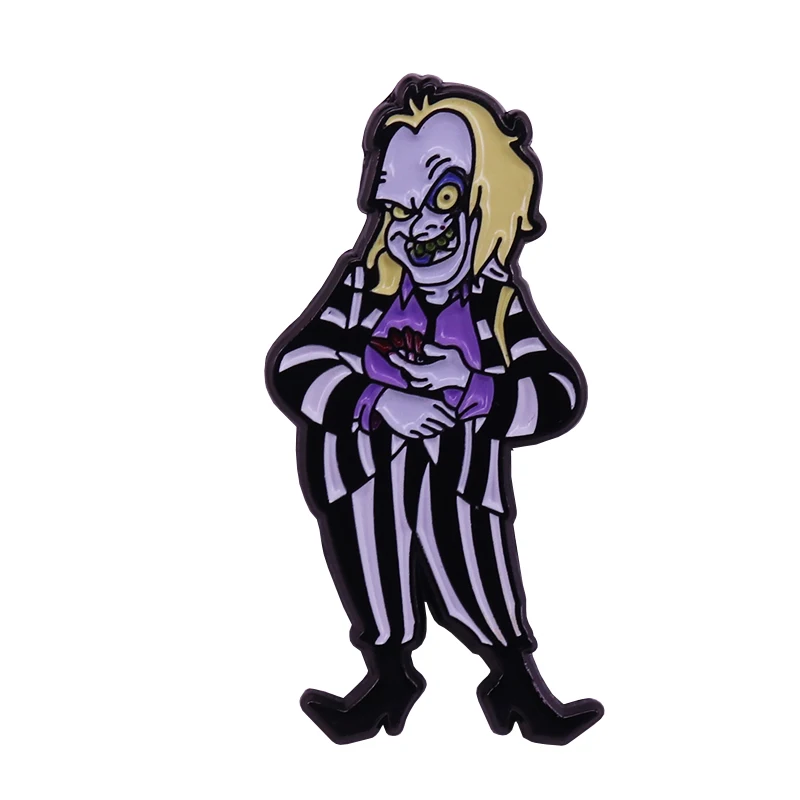 Beetlejuice значок Ретро 80s коллекция фанатов фильмов ужасов|Броши| |