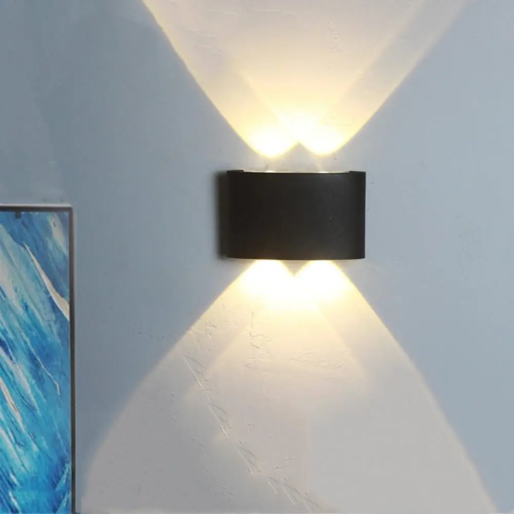 Современный светодиодный настенный светильник, 4 Вт, алюминиевый настенный светильник для помещений, коридора, сада, крыльца, открытый светильник, настенный светильник, IP65