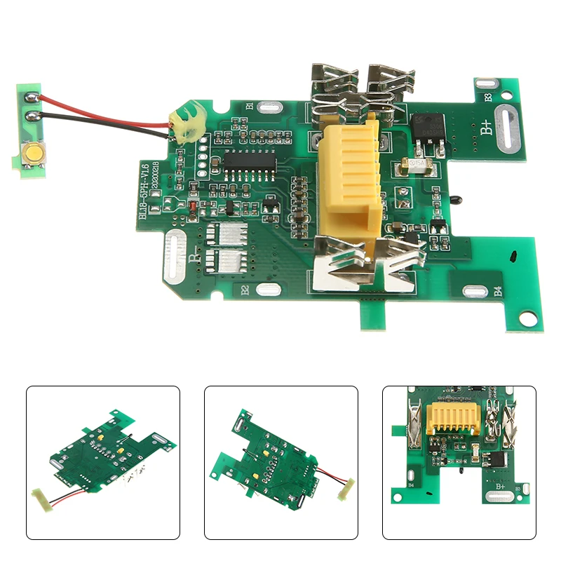 

Protection Board Lithium Li-Ion Battery BMS PCB Charge Protection Board Lithium for 18V BL1830\1850 Power Tool Accessories