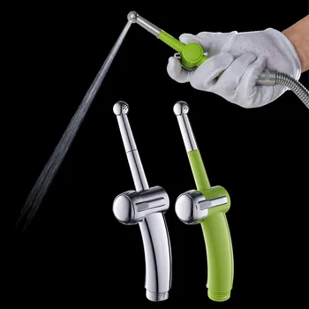 

Adjustable Faucet Kitchen Sink Cleaning Tools Bathroom Hand Held For Toilet Accessories ABS Plating Ergonomic Home Bidet Sprayer