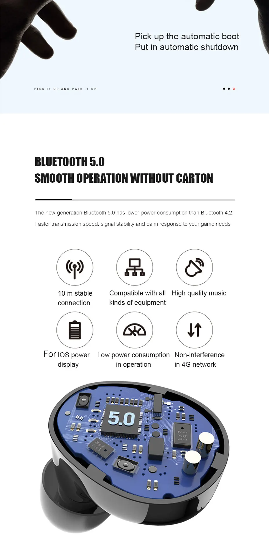 TWS Bluetooth V5.0 HIFI Беспроводные наушники 8D стерео спортивные наушники гарнитура с зарядным устройством микрофон для iPhone Xiaomi