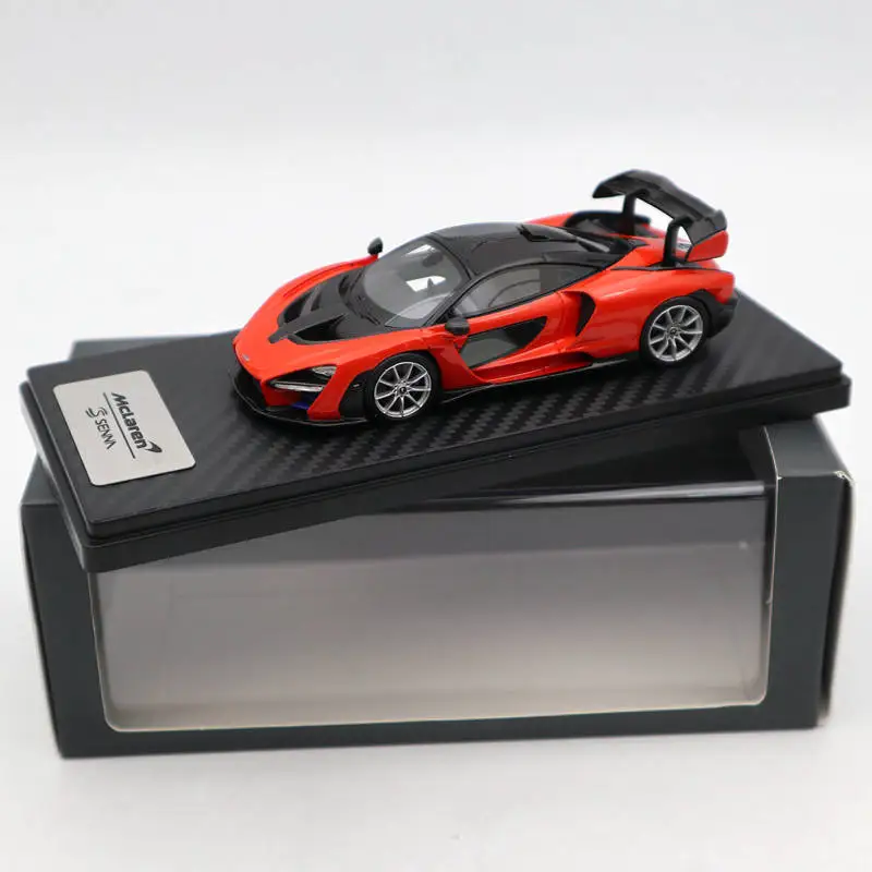 

1/43 Model Mclaren Senna Ayrton V8 Mira Orange 2018 Limited Edition Collection Resin Toys Car Gifts