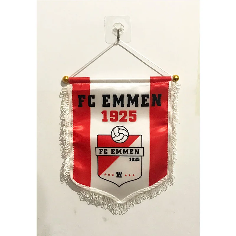 Нидерланды FC Emmen 24 см* 30 см Размер двухсторонние рождественские украшения для дома висящий флаг баннер подарки