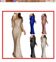 Wipalo вечернее платье с открытыми плечами с блестками и пайетками, облегающее длинное платье макси с разрезом и сборками, элегантное платье-русалка, макси