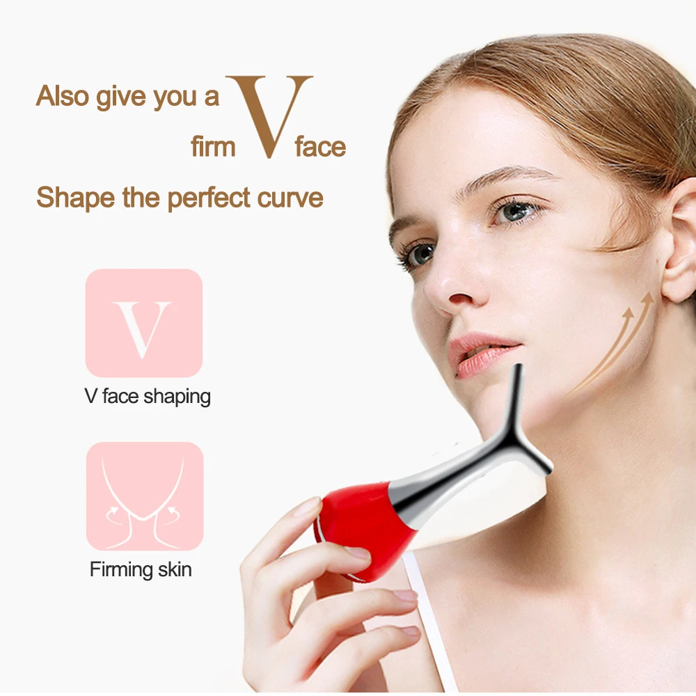 

Wakeforyou Iontophoresis Beauty Instrument Facial Care Device Ultrasound Ion Face Lift Skin Care Massager Slimming Face Tools