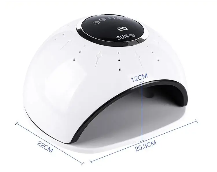 SUN BQ9T Nail Dryer 33 Leds UV LED Nail Lamp UV Lamp Quick-dry For 72W Lamp Uv Nails Timer Smart Nail Gel Manicure Tools